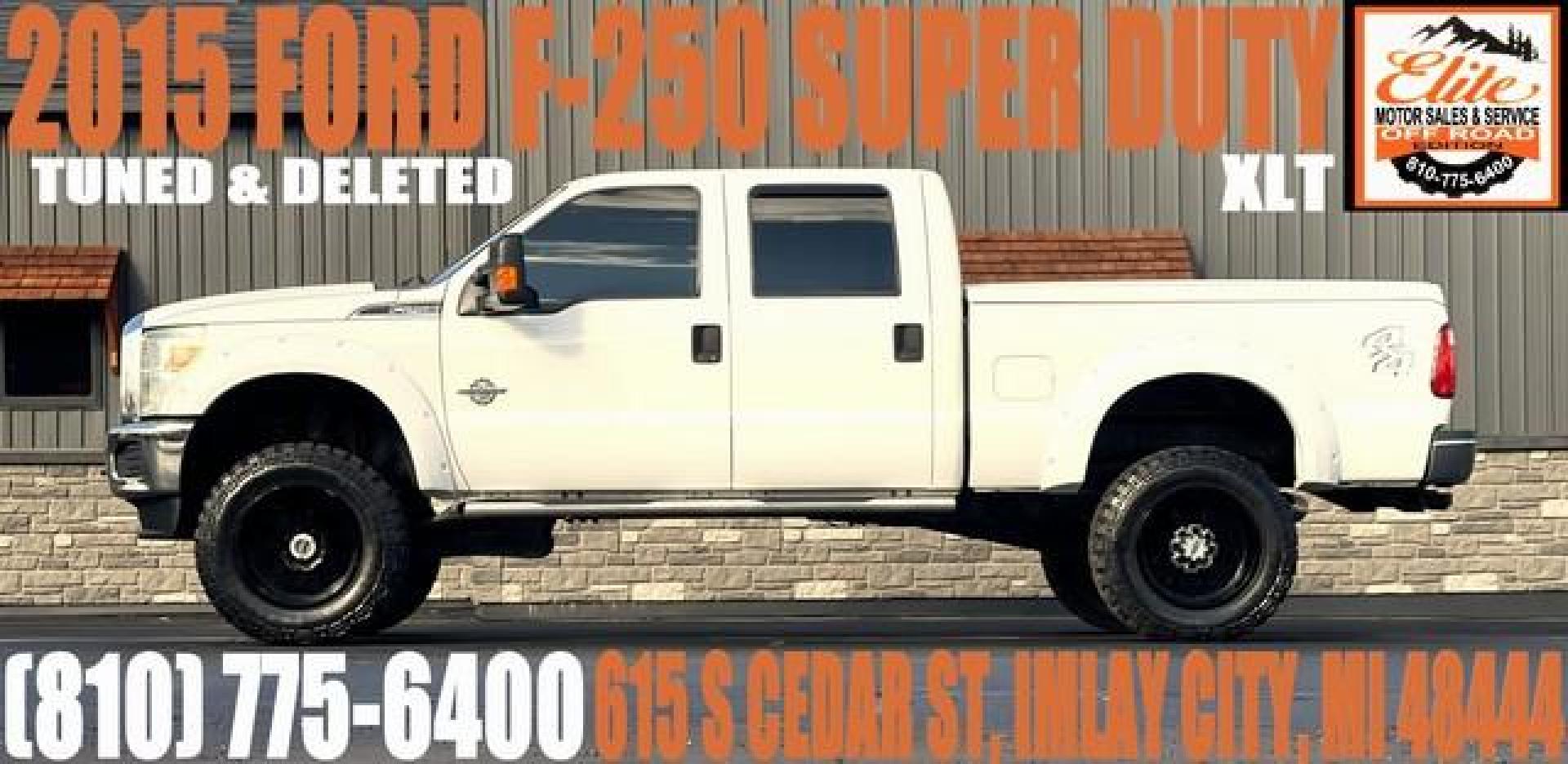 2015 WHITE FORD F-250 SUPER DUTY (1FT7W2BT5FE) with an V8,6.7L(406 CID),OHV engine, AUTOMATIC transmission, located at 14600 Frazho Road, Warren, MI, 48089, (586) 776-3400, 42.485996, -82.974220 - Photo#0