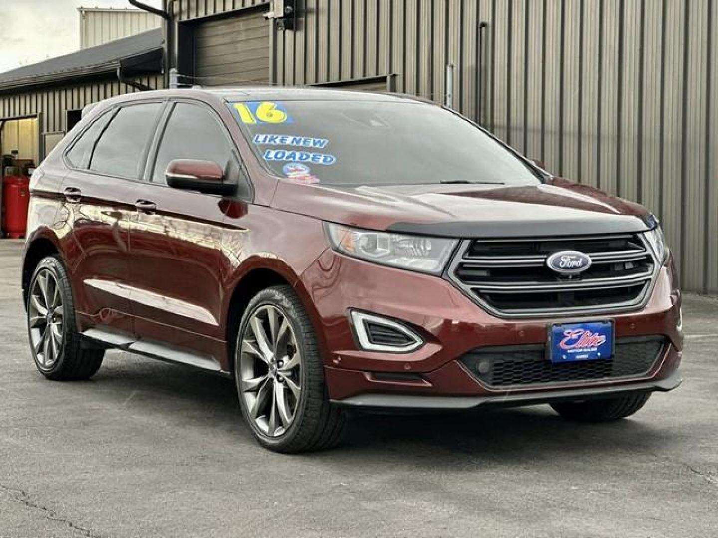 2016 BROWN FORD EDGE (2FMPK4AP4GB) with an V6,2.7L(164 CID),DOHC engine, AUTOMATIC transmission, located at 14600 Frazho Road, Warren, MI, 48089, (586) 776-3400, 42.485996, -82.974220 - Photo#2