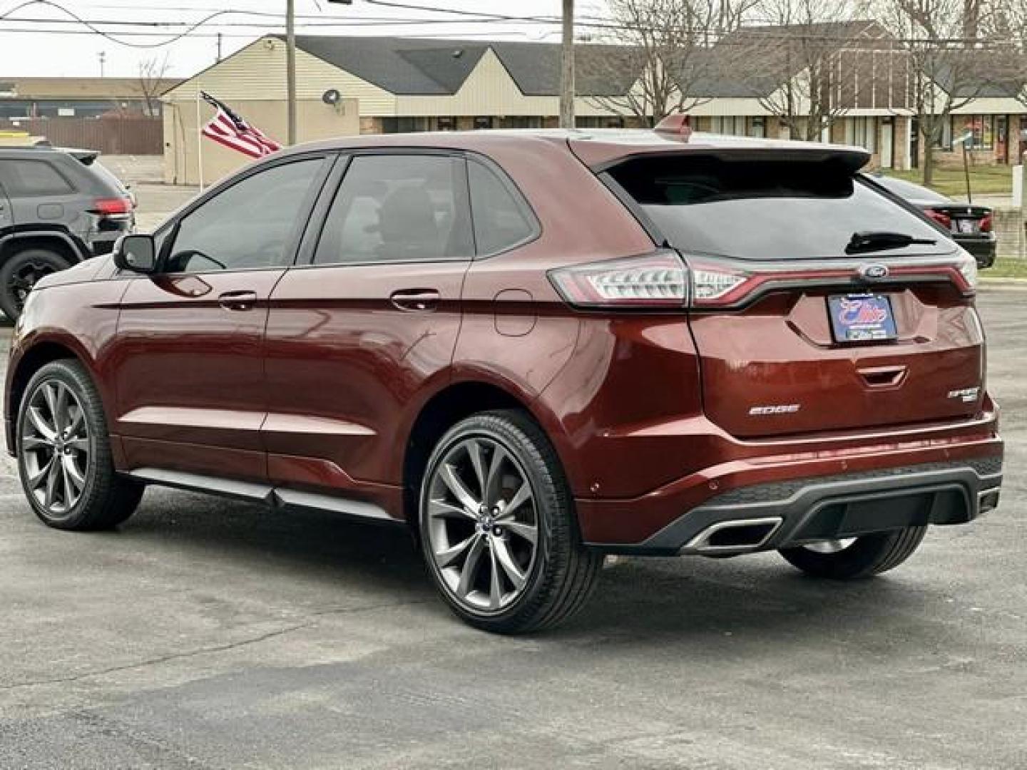 2016 BROWN FORD EDGE (2FMPK4AP4GB) with an V6,2.7L(164 CID),DOHC engine, AUTOMATIC transmission, located at 14600 Frazho Road, Warren, MI, 48089, (586) 776-3400, 42.485996, -82.974220 - Photo#6