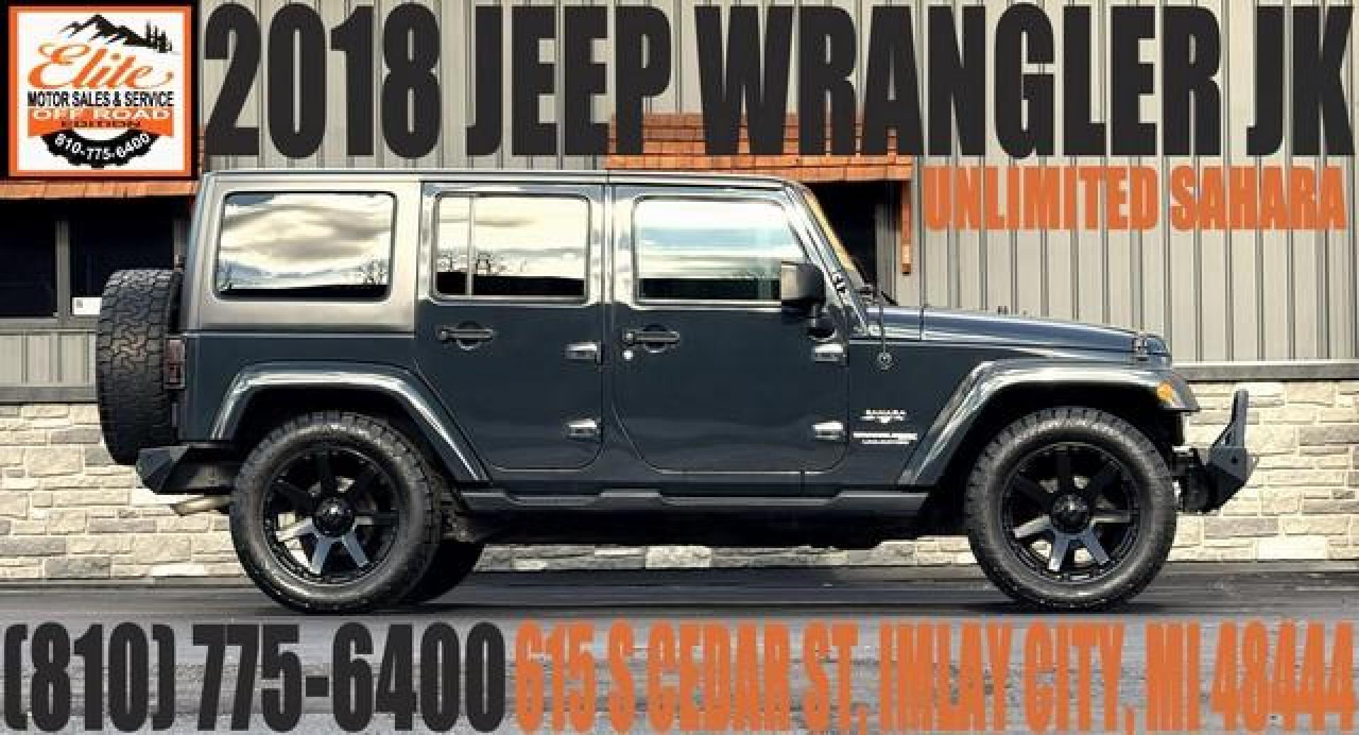 2018 RHINO JEEP WRANGLER (1C4BJWEG3JL) with an V6,3.6L(220 CID),DOHC engine, AUTOMATIC transmission, located at 14600 Frazho Road, Warren, MI, 48089, (586) 776-3400, 42.485996, -82.974220 - Photo#0