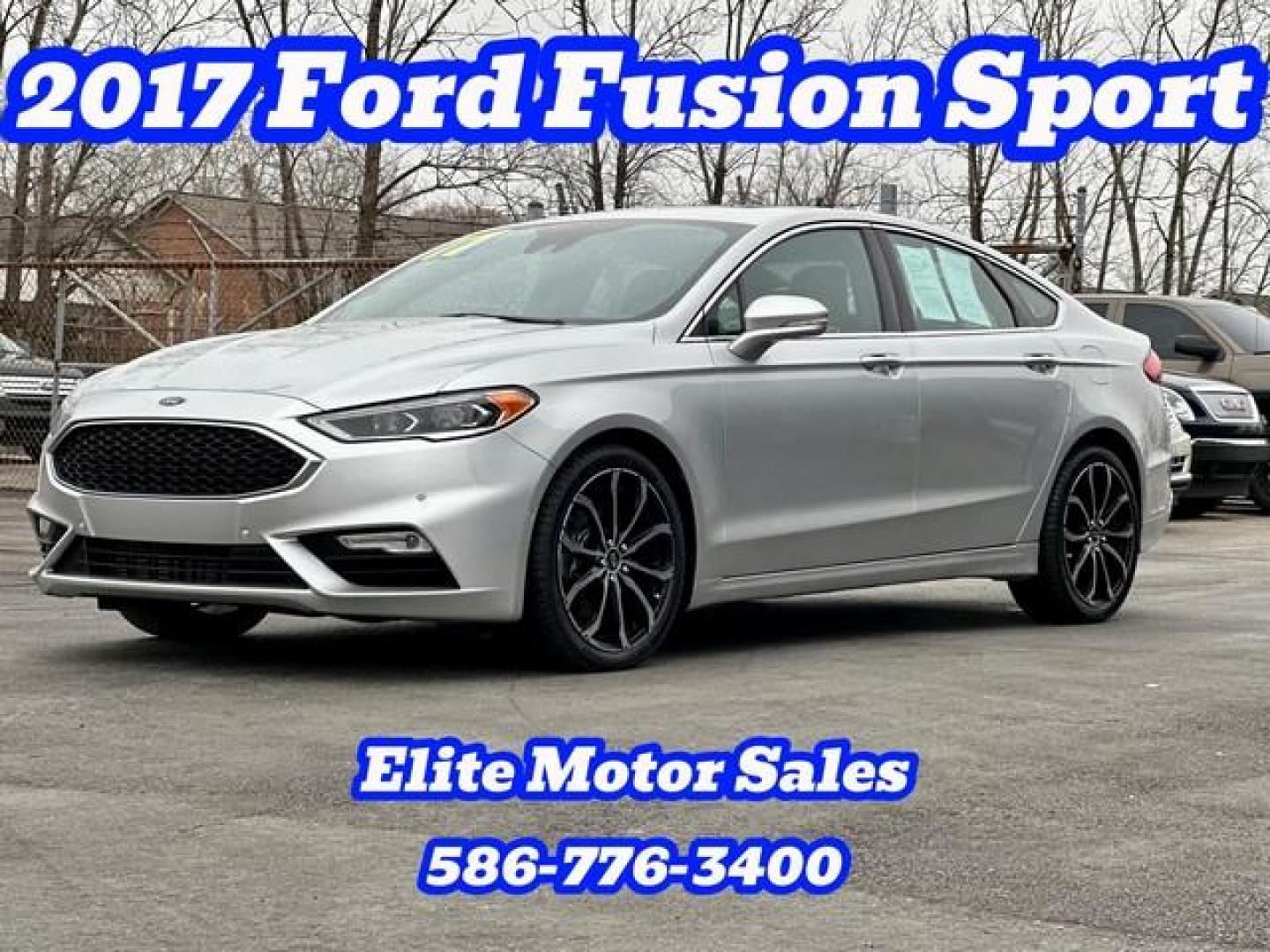 2017 SILVER FORD FUSION (3FA6P0VP0HR) with an V6,2.7L(164 CID),DOHC engine, AUTOMATIC transmission, located at 14600 Frazho Road, Warren, MI, 48089, (586) 776-3400, 42.485996, -82.974220 - Photo#0