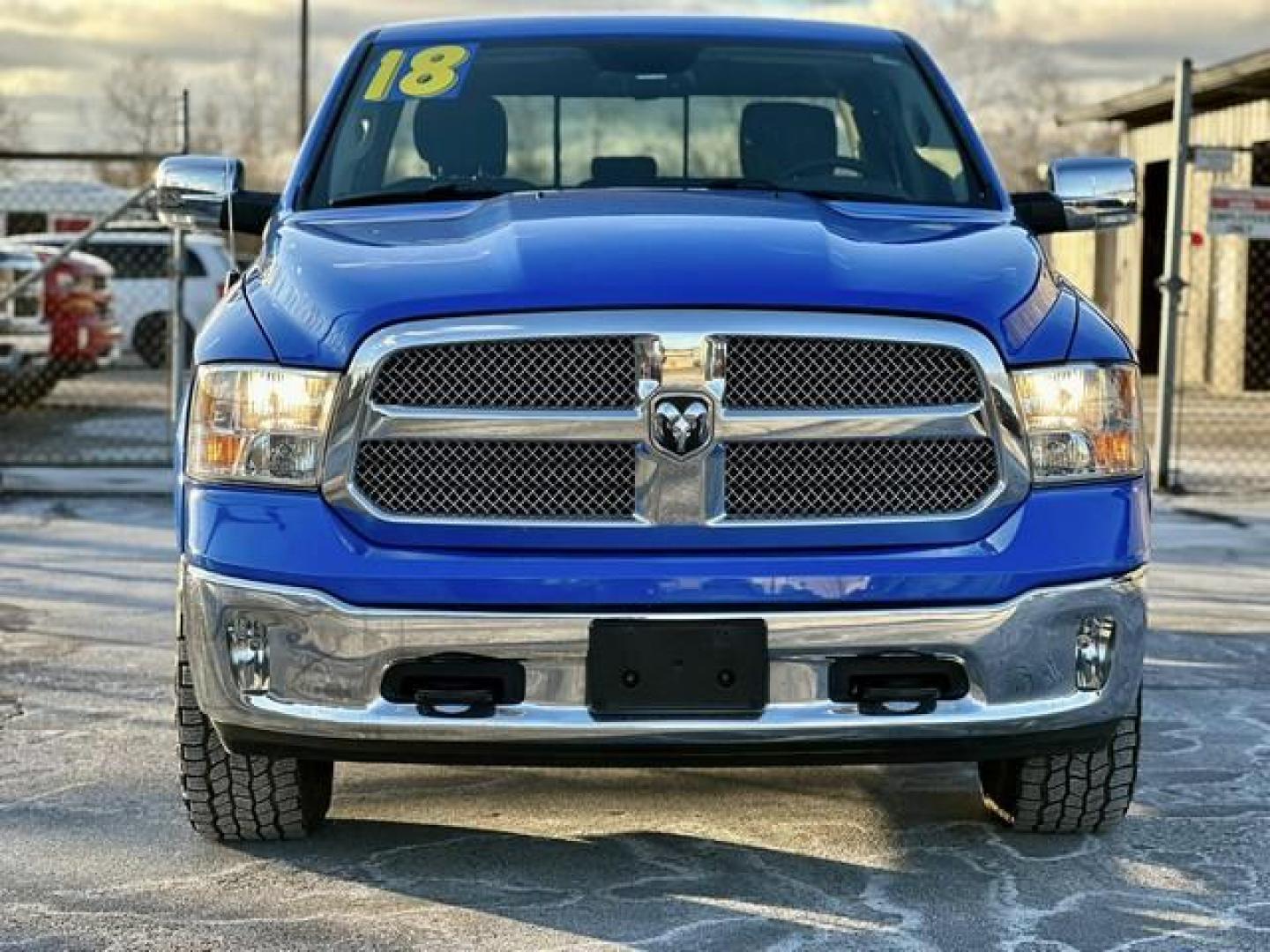 2018 BLUE RAM 1500 (1C6RR7GT8JS) with an V8,5.7L(345 CID),OHV engine, AUTOMATIC transmission, located at 14600 Frazho Road, Warren, MI, 48089, (586) 776-3400, 42.485996, -82.974220 - Photo#1