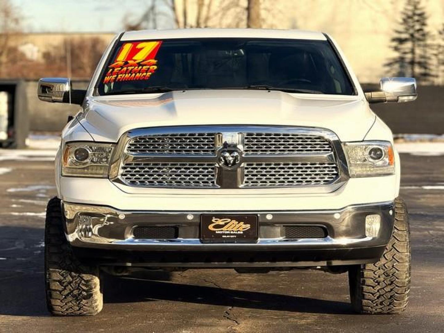 2017 WHITE RAM 1500 LARAMIE (1C6RR7JT9HS) with an V8,5.7L(345 CID),OHV engine, AUTOMATIC transmission, located at 14600 Frazho Road, Warren, MI, 48089, (586) 776-3400, 42.485996, -82.974220 - Photo#1