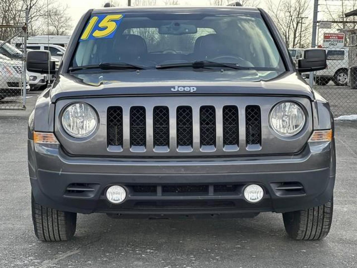 2015 GRAY JEEP PATRIOT (1C4NJPFA1FD) with an L4,2.0L(122 CID),DOHC engine, AUTOMATIC transmission, located at 14600 Frazho Road, Warren, MI, 48089, (586) 776-3400, 42.485996, -82.974220 - Photo#1