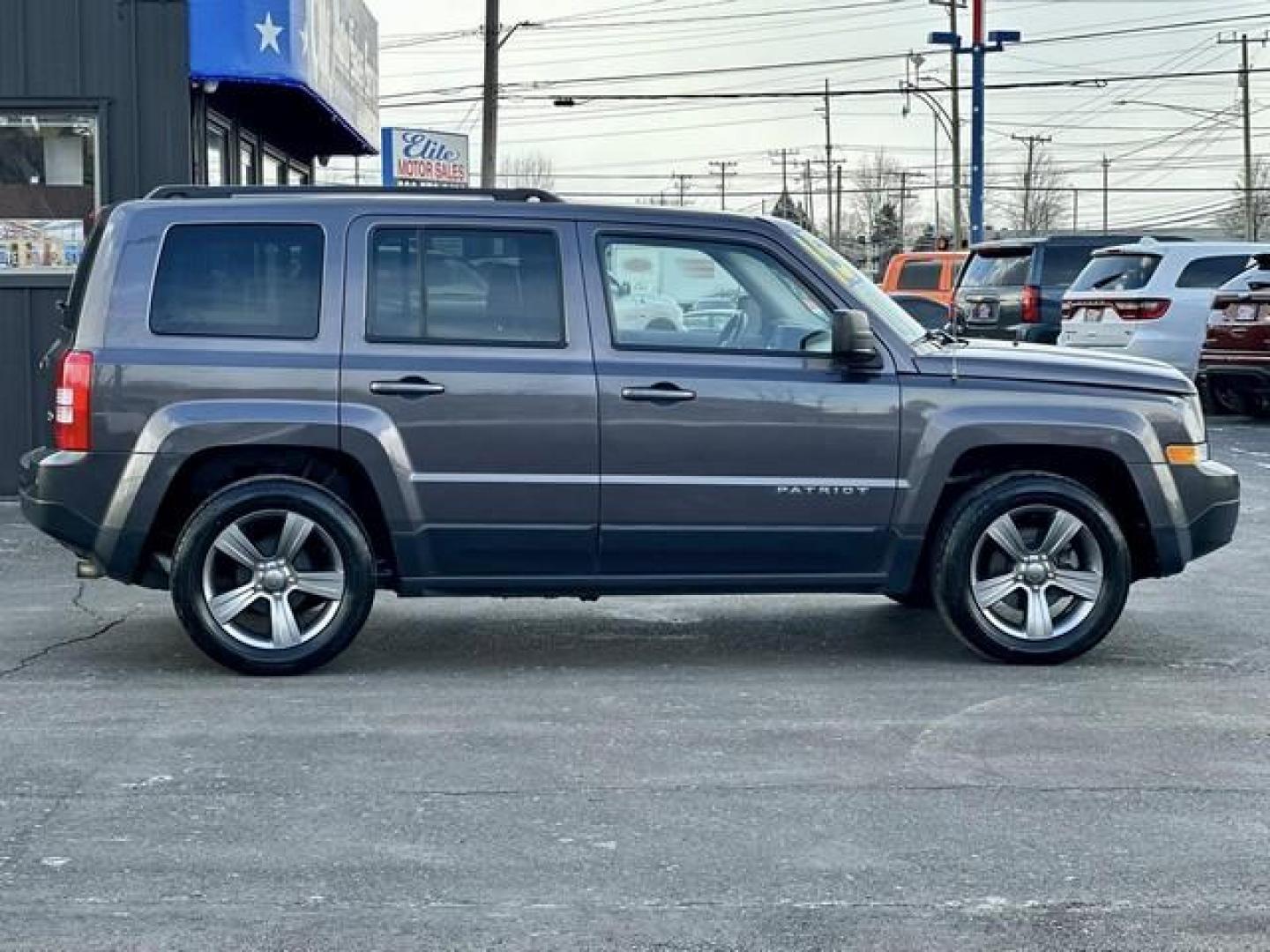 2015 GRAY JEEP PATRIOT (1C4NJPFA1FD) with an L4,2.0L(122 CID),DOHC engine, AUTOMATIC transmission, located at 14600 Frazho Road, Warren, MI, 48089, (586) 776-3400, 42.485996, -82.974220 - Photo#3