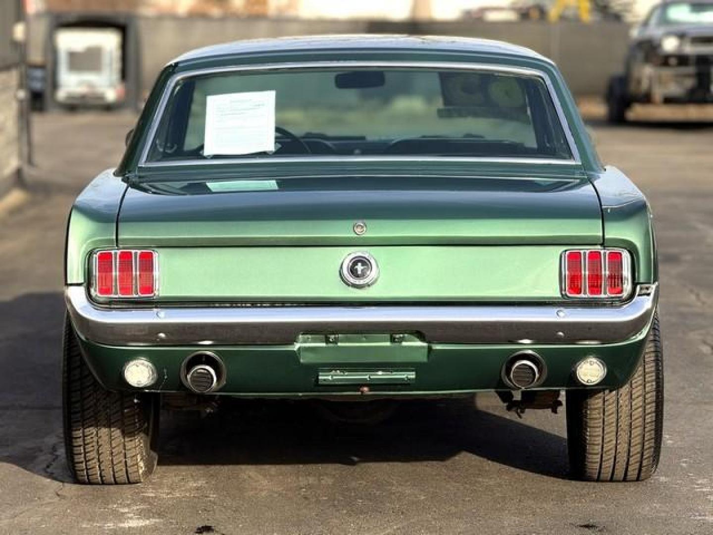 1965 GREEN FORD MUSTANG (5F07C640930) with an 289 HOLLEY 4 BARREL engine, AUTOMATIC transmission, located at 14600 Frazho Road, Warren, MI, 48089, (586) 776-3400, 42.485996, -82.974220 - Photo#5